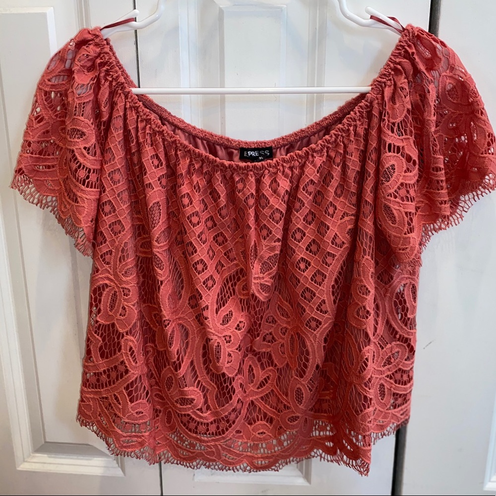 Express lace top